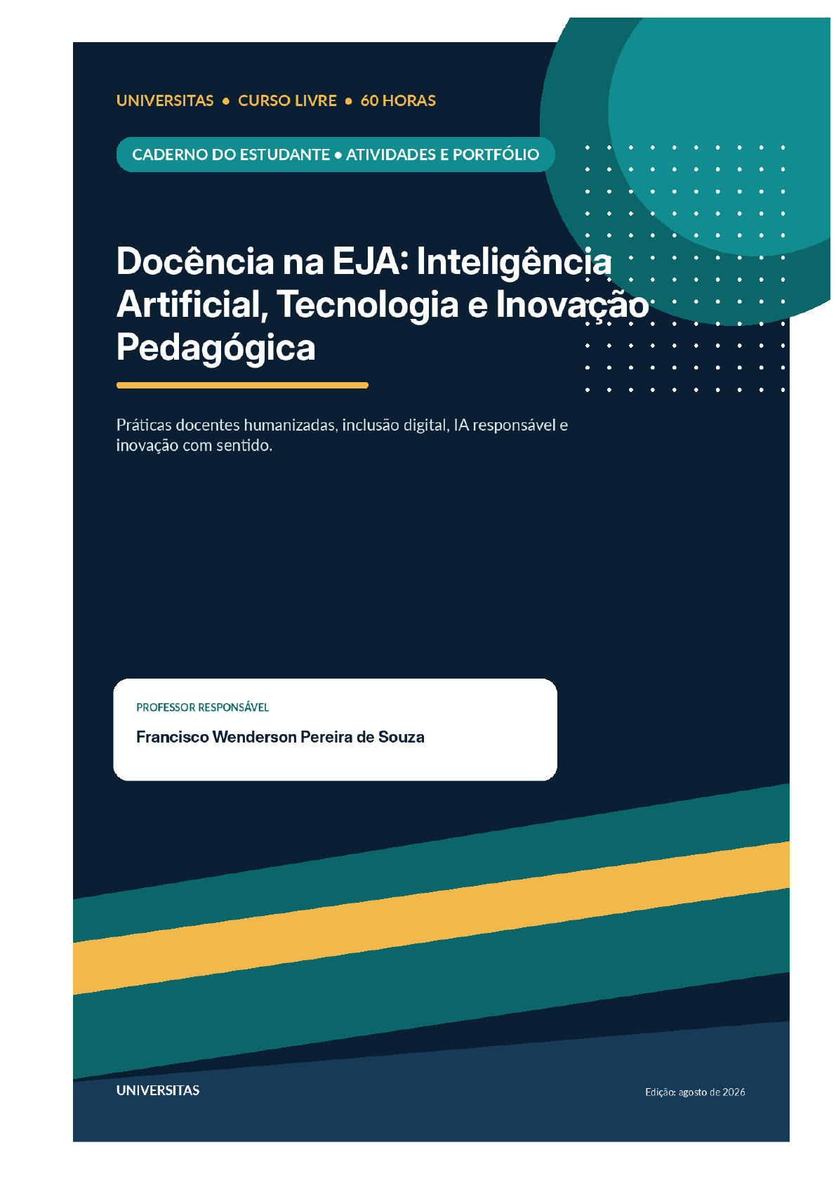 Capa do curso Metodologias Ativas e Aprendizagem Inovadora