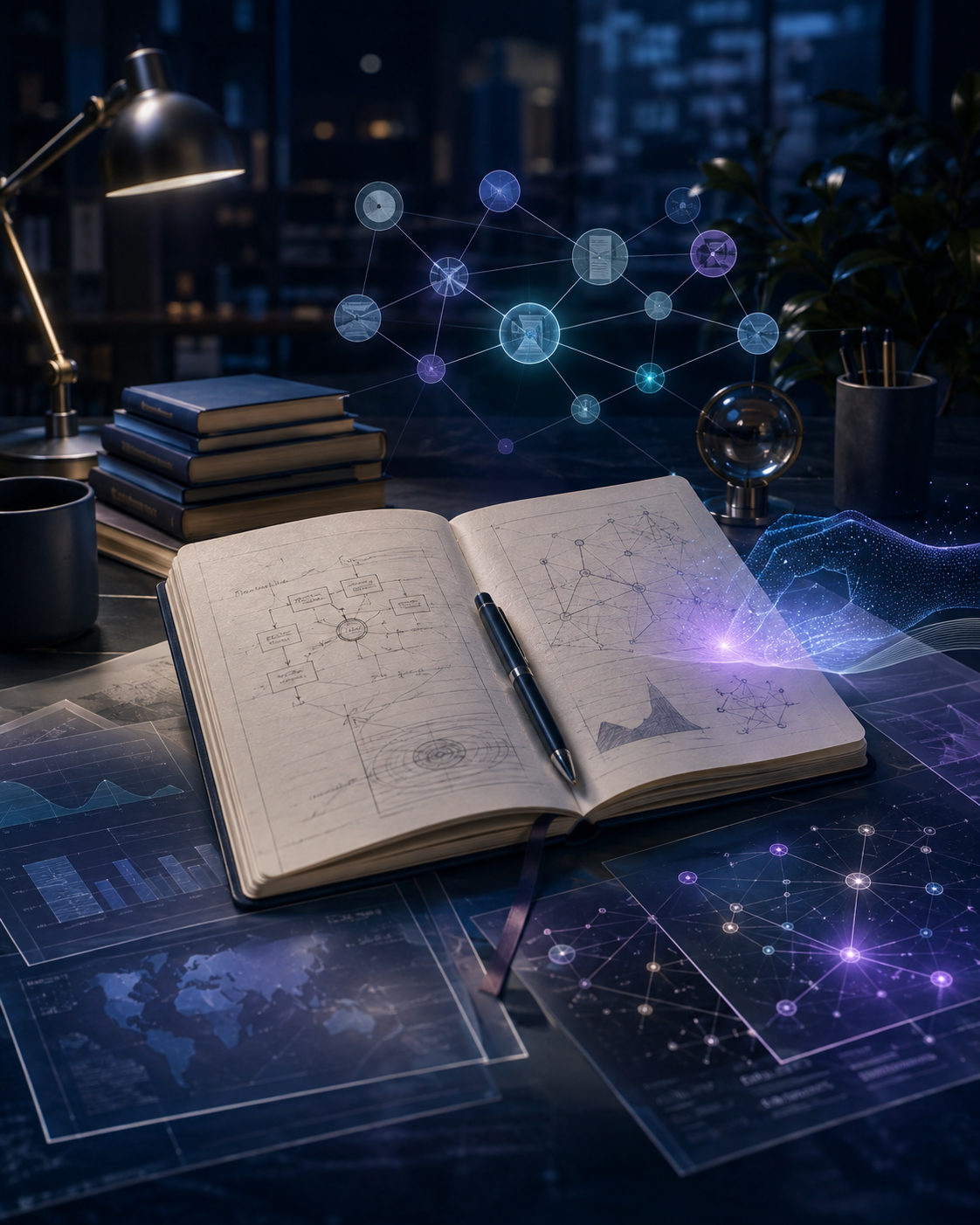 Capa do curso Delineamentos de Pesquisa, Protocolos Científicos e Inteligência Artificial Aplicada